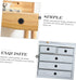 2pcs DOITOOL Round Cabinet Drawer Knobs Single Leather Pull Handles for Wardrobe Shoe Cabinet and Bedside Table Easy