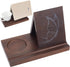 INFUNLY Wooden Triangle Book Holder with Butterfly Print Book Nook Reading Valet