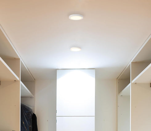 6111900 5 Inch 11 Dimmable Westinghouse Traditional One-Light, Watt LED Indoor Flush Mount Fixture with Color