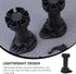 4pcs 100-120mm, Adjustable Black Plastic Sofa Legs Clip Thickened Furniture Support Feet for Cabinets, Tv Stands, Tea