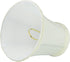 Aspen Creative 30035-2A, 3" 5" 4-1/2" Set 2 Bell Clip-On Chandelier Lamp Shade, Off-White, Top x Bottom x Slant Height