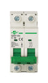 DC Miniature Circuit Breaker, 12V-250V, 2 Pole 32A Mini Home Circuit Breaker, DIN Rail Mount