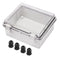 150x150x90mm Plastic Waterproof Junction Box, Hinged Shell Project Box with Latch, IP67 Electrical Enclosure