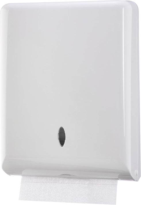 Commercial Paper Towel Dispenser Wall Mount, Holds 500 Multifold, Trifold, Z Fold,