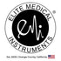 2 Pack EPL-935-2 EMI - Stainless Steel Diagnostic Pen Lights with Pupil Gauge and Click Trigger - Silver Medical