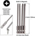 Yakamoz 16Pcs 4-in-1 Multi Long Magnetic Screwdriver Bit Set with 1/4" Hex Shank Power Tools Kit