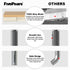FivePears Flush Trim Router Bits, 1/2 Inch Shank, 1-1/2 Inch Cutting Diameter for Woodworking