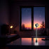 Pxiryanlow 1pc Sunset LED Ambient Lamp Night Light,USB Warm Ambient Light,Projector Birthday Party Decoration Portable