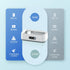 50kHz 3 22 oz Straps,304 Ultrasonic Jewelry Cleaner, Professional Portable Jewelry Cleaner Ultrasonic Machine