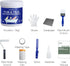 35oz White,50-60sq.ft Tub and Tile Refinishing Kit with Tools, White Tile Paint Water Based & Low Odor, DIY Bathtub