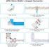 6Pin 12mm 6 60LED/m BTF-LIGHTING SMD LED Connector Kit Pin L Splitter Right Angle Corner,T Shape,Solderless Gapless