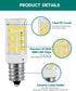 JDE11 120V 40W Bulbs T3/T4 E11 4W Bulbs Non-dimmable 400LM 2 Pack) Halogen Mini Candelabra Equivalent, Mini Base Energy