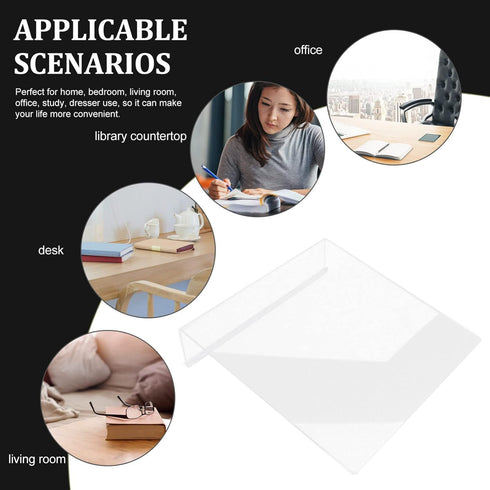 Transparent Slant Board Rack for Writing, Lightweight Acrylic Painting Board, Anti-skid Drawing Desk Board