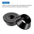 MECCANIXITY M5 Cone Cup Washers, Anodized Aluminum Gaskets for RC/FPV/PC/Drone Accessories, Pack of 60 (Black)