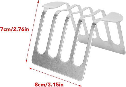 Commercial (F1) ZJchao Stainless Steel Toast Rack, Serving Toast Tray, Bread Rack, Bakery Racks Easy to Clean Vintage
