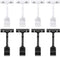 Mlici Sign Clips Merchandise Sign - Plastic Adjustable Clip Sign Holder Stand, 8 Pieces Clip-on Style for Shelf Label