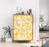 HAOKHOME 93391-1 Yellow Peel and Stick Wallpaper, Floral Removable Wall Paper for Bedroom Bathroom, 17.7in x 9.8ft