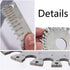Wire Gauge Measuring Tool & Metal Thickness Gauge, Stainless Steel Dual-Sided Round