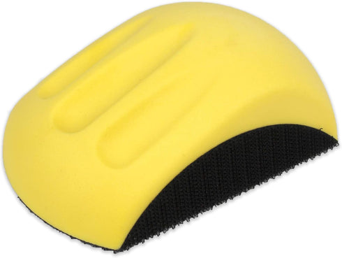 5" Hook and Loop Foam Hand Sanding Block, Mouse Shaped