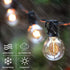 27FT 14 G40 Bulbs(1 SUNTHIN Globe Outdoor String Lights, Patio Lights with Shatterproof LED Spare), Waterproof Hanging