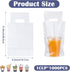 Caeuiciw 1000 6.2 11.6 Inch PCS Clear Cup Carrier for Delivery, Plastic Bag with Handle Single Cup Bag Holder Carrier