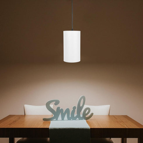 HINTRMENT 2pcs Cloth Cylinder Lampshade Replacement for Table Lamp Floor Light Lightweight Fabric Lamp Covers Easy