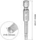 uxcell 1/8" Magnetic Hex Head Screwdriver Bit, 1/4" Hex Shank 2" Length S2 Steel Power Tool, 3 Pcs by uxcell