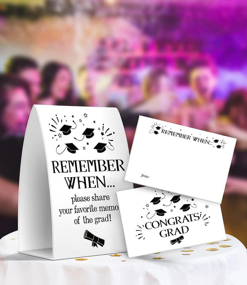 Pazag Pack 1 50 2026(006) Graduation Share a Memory Cards - of Sign And Memory Cards, Graduation Party Supplies