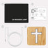 3D Lampeez Jesus Cross Wooden Lamp Novelty Night Light Illusion lamp for Kids, Kids Decoration Lamp USB Power Bedroom