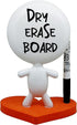 TITTO in Love Draw Your Ideas, Small Desktop Whiteboard Dry Erase, Ceramic Doll, Orange Office