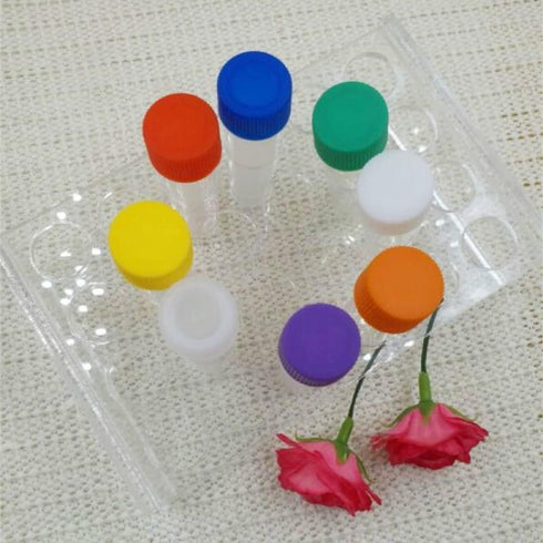 1 Pack 5ml Lab Plastic Test Tube Rack for 5ml 10 ml Tubes, Holds 24