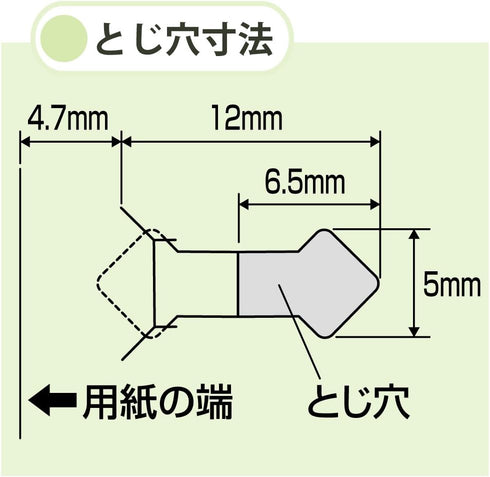 Kokuyo Stapleless Stapler, Harinacs Handheld, Up to 5 Sheets, Portable, Green, Japan Import
