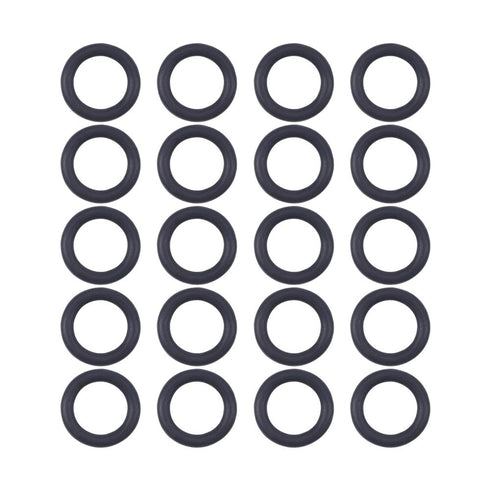 Othmro 50pcs Nitrile Rubber O-Rings, 2mm Wire Dia, 12mm OD Metric Sealing Washers for Oil or Air Sealing, Black