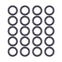 Othmro 50pcs Nitrile Rubber O-Rings, 2mm Wire Dia, 12mm OD Metric Sealing Washers for Oil or Air Sealing, Black