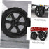 Replacement Grocery Cart Wheels - Castor Wheels for Shopping Baskets