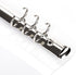 Elsjoy 6 Pack A5 Clear PVC Binder, 6-Ring Soft Notebook Binder, Refillable Notebook, 9.3" x 7"