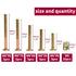 AXK 25-Set M6x40mm/ 50mm/ 60mm/ 70mm/ 80mm Baby Bed Crib Screws Hardware Replacement Kit, Hex Drive Socket Cap Screws