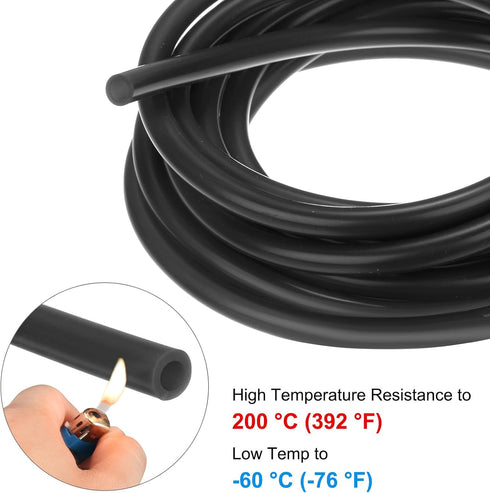 5/32"(4mm) 5/16"(8mm) 5ft(1.5 M METERXITY Silicone Tubing, ID x OD Silicone Rubber Vacuum Tube, M) High Temp Water Air