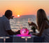 yuans Solar Table Light, Solar Mosaic Lights Color Changing Solar Glass Ball Garden Lights Waterproof Solar Night