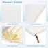 Lnrueg 6 Pcs A5 Sublimation Notebook - Blank Journal, 100 Pages, Hardcover for Note Taking and Diary Writing