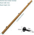 ALDEPO 1Ft-20Ft Non-Slip,2.6Ft Grab Bars Handrails Wooden - Complete Kit, Professional Corridor Non-Slip Stair Railings