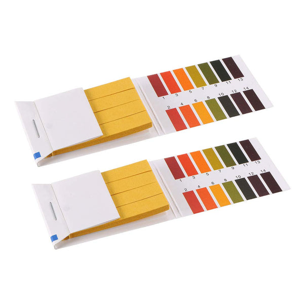 uxcell PH Test Strips 1-14 Indicator Paper Lab Litmus Tester 80in1 Kit for Water Food Pool Testing
