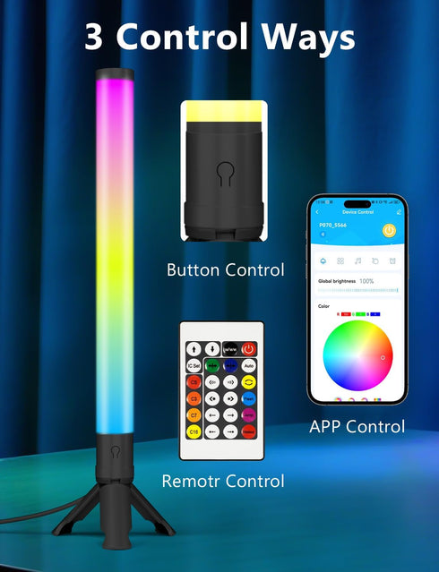 360 16 3 DAYBETTER Smart LED Light Bars, RGB Light Bars with Million Colors, Smart Gaming Lights with Music Sync