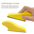 Mini Sander for Small Projects with 240 Grit Hook and Loop Sandpaper, Precision Woodworking Tool Kit