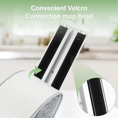 Commercial 18" Inch 4 (PT12-WET) CQT Flat Microfiber Floor Mop Cleaning System Wet Dry and Dust Hardwood with Washable