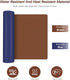 Home & Kitchen's Stars 16" 32" Inch Office Desk Mat Pad Table Protector X PU Leather Desk Blotters on Top of Desks