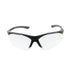 Delta Plus RX-500C 1.5 Diopter Full Lens Magnifier Safety Glasses, Black Frame/Clear Lens