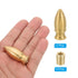 PATIKIL 16 40mm 3 Set x Lamp Finials Caps Knob, Solid Brass Tip Lamp Shade Top Decoration Screw Cap Nuts with Brass