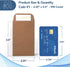 MOS #1 Coin Envelopes – 2-1/4" x 3-1/2" Brown Self-Seal Coin Envelopes #1 (550 Count) – Savings Challenge, Money Envelopes for Cash, Cash Envelopes for Budgeting, Money Saving Envelopes, Seed Storage