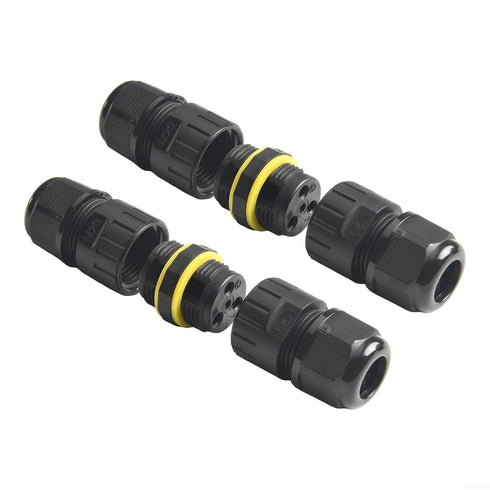Septoolshop IP68 M20 2P Outdoor Junction Box for Solar Panel Systems Outdoor for LIGHTING Installations Tunnel